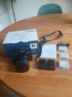 NBD vlogcamera met wide angle lens incl. 4 accu's + 2 laders, Ophalen of Verzenden, Zo goed als nieuw, Overige Merken, Geen optische zoom