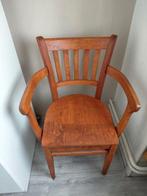 Retro houten stoel, Ophalen, Gebruikt, Bruin, Eén