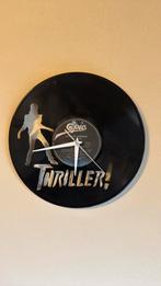 Klok van vinyl lp michael jackson, Ophalen of Verzenden, Nieuw, Analoog, Wandklok