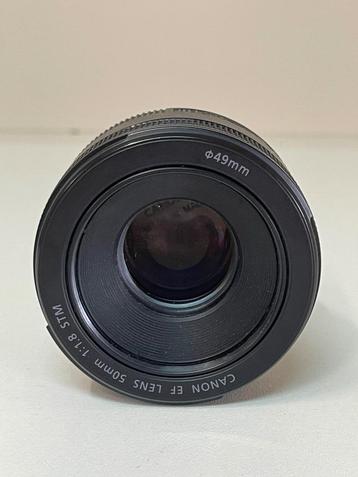 CANON EF LENS 50mm 1:1.8 STM (zo goed als nieuw) beschikbaar voor biedingen