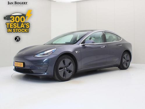 Tesla Model 3 Long-Range AWD 351pk 75 kWh [ WIT LEDER+AUTOPI, Auto's, Tesla, Bedrijf, Te koop, Model 3, 4x4, ABS, Achteruitrijcamera