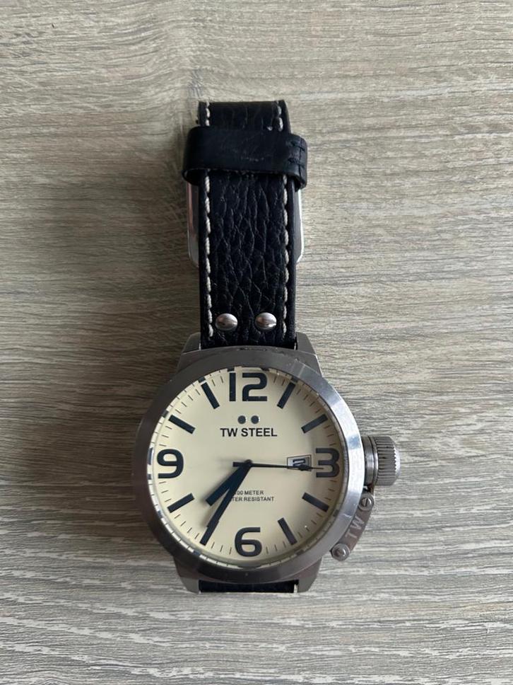Mooi TW Steel heren horloge, Verzamelen, Kleding en Patronen, Zo goed als nieuw, Overige typen, Ophalen of Verzenden