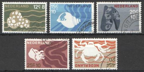 Nederland NVPH nr 877/81 gestempeld Zeedieren 1967, Postzegels en Munten, Postzegels | Nederland, Gestempeld, Na 1940, Verzenden