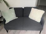 Glostad ikea donkergrijs bankje nieuw, Ophalen, Rechte bank, Minder dan 150 cm, Stof