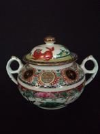 oude Chinese SUIKERPOT met Deksel – Hong Kong Jaren ‘60, Ophalen of Verzenden