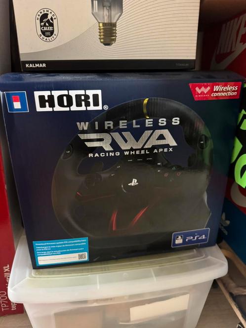 Racing Wheel APEX met standaard, Spelcomputers en Games, Spelcomputers | Sony PlayStation Consoles | Accessoires, Zo goed als nieuw