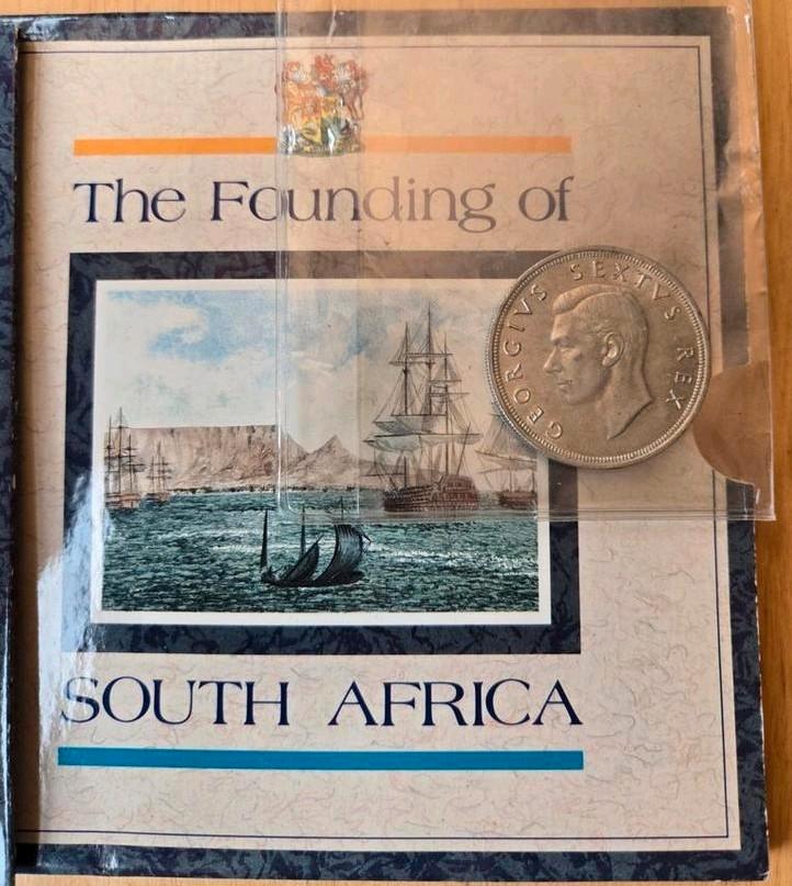 Zuid-Afrika 5 Shilling 1952 - Zilver George 2 stuks, Postzegels en Munten, Munten | Afrika, Zuid-Afrika, Zilver, Ophalen of Verzenden