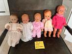 Ouderwetse poppen baby set 3 met (gebreide) kleding, Verzamelen, Poppen, Ophalen of Verzenden, Zo goed als nieuw, Pop