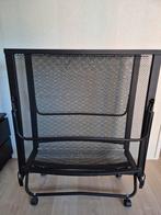 Vouwbed met spiraalbodem - Logeerbed  met spiraalbodem, Ophalen, Gebruikt, 90 cm, Eenpersoons