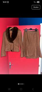 Mantelpakje H&M, Kostuum of Pak, Bruin, Ophalen of Verzenden, Zo goed als nieuw