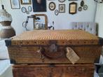 Mooie antieke rieten koffer., Ophalen of Verzenden, Gebruikt, Minder dan 50 cm