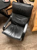 Vintage leren fauteuil, Ophalen, ., ., .