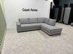 GRATIS LEVERING Z.G.A.N grijze hoekbank 260x215 Gereinigd, Ophalen of Verzenden, Zo goed als nieuw, Vierpersoons of meer, Stof