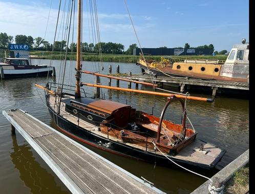 Klassieke gaffelgetuigde zeilboot (1935) langkieler, Watersport en Boten, Kajuitzeilboten en Zeiljachten, Gebruikt, Tourjacht of Cruiser