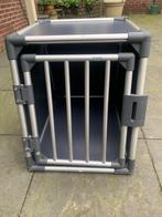 Trixie vervoersbox voor hond aluminium grafiet (M 74X55X61), Dieren en Toebehoren, Ophalen of Verzenden, Zo goed als nieuw