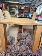 Eettafel eiken, Ophalen, 50 tot 100 cm, Zo goed als nieuw, Vijf personen of meer