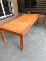 Gratis houten eettafel, Huis en Inrichting, Tafels | Eettafels, Ophalen, Gebruikt, 50 tot 100 cm, Vijf personen of meer