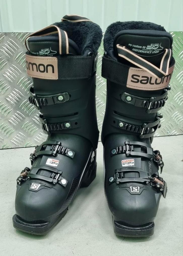 Salomon S Pro 90 W Dames skischoenen - maat 24/24,5, Sport en Fitness, Skiën en Langlaufen, Zo goed als nieuw, Schoenen, Skiën