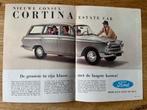 Ford Cortina Estate Car originele advertentie, Ophalen of Verzenden, Gelezen, Ford