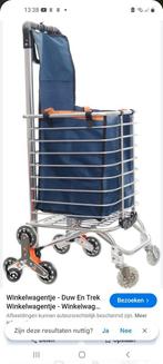 Nieuwe boodschappentrolley, 100 liter of meer, Ophalen of Verzenden, Zo goed als nieuw, Steekwagen