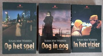 Susan May Warren: "Oog in oog", "Op het spel","In het vizier beschikbaar voor biedingen
