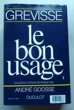 Le Bon Usage, 12e druk, 1986 zgan, Grevisse, Goosse., Ophalen of Verzenden, Zo goed als nieuw