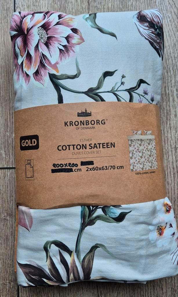 Katoen/Satijnen overtrek., Huis en Inrichting, Slaapkamer | Beddengoed, Nieuw, Dekbedovertrek, Tweepersoons, Ophalen of Verzenden