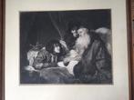 Ets C.L Dake naar schilderij Govert Flinck, Ophalen of Verzenden