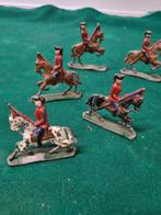 Tinnen paarden beeldjes 7 stuks, Ophalen of Verzenden