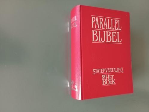 Parallel Bijbel Statenvertaling + Het Boek kunstleer, Boeken, Godsdienst en Theologie, Zo goed als nieuw, Christendom | Protestants