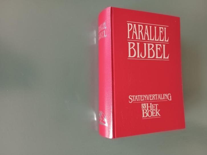 Parallel Bijbel Statenvertaling + Het Boek kunstleer, Boeken, Godsdienst en Theologie, Zo goed als nieuw, Christendom | Protestants