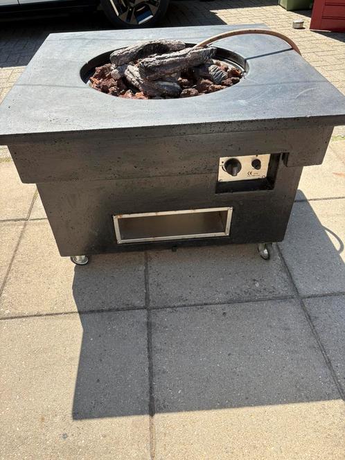 Vuurhaard met afneembare tafelrand, Tuin en Terras, Vuurtafels, Zo goed als nieuw, Ophalen