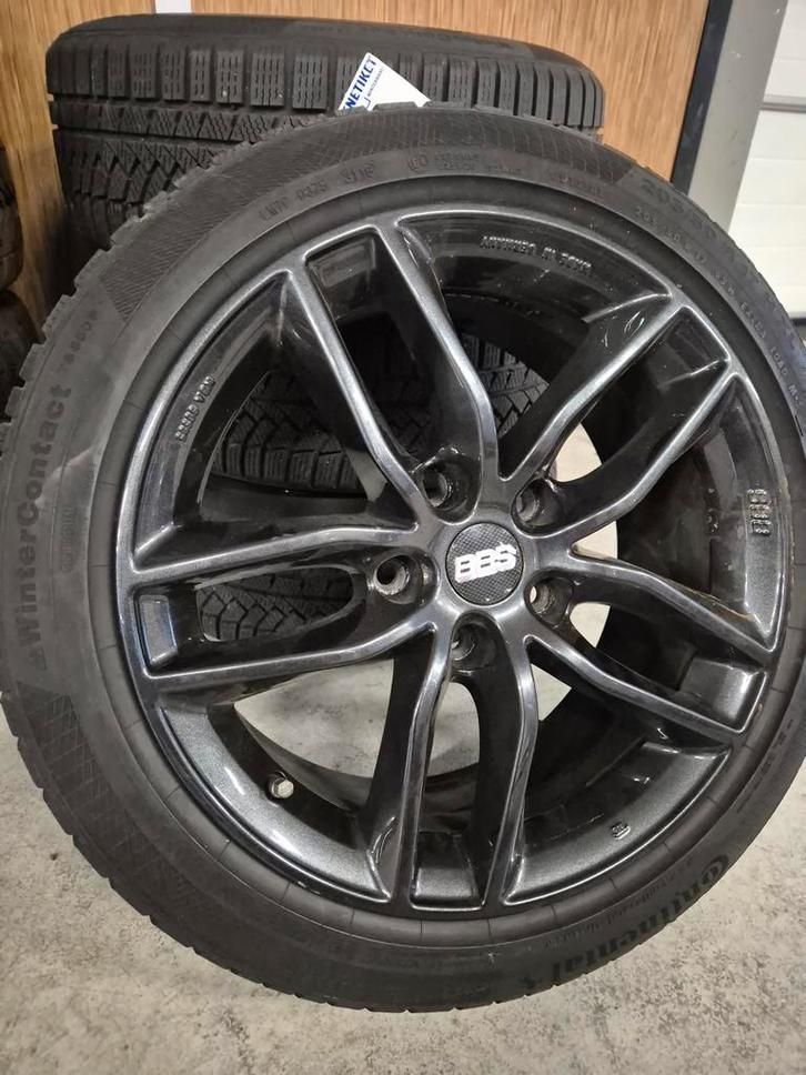 Zwarte BBS 17" Winterset - 205/50R17. Goede Profiel diepte!, Auto-onderdelen, Banden en Velgen, Banden en Velgen, Winterbanden