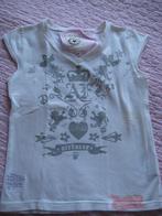 Airforce wit shirt met print 122, Kinderen en Baby's, Kinderkleding | Maat 122, Meisje, Ophalen of Verzenden, Zo goed als nieuw