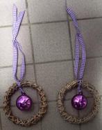 2x decoratieve kerst versieringen, Ophalen of Verzenden