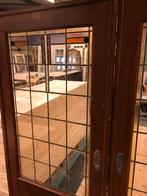 Set schuif / en-suite deuren met glas in lood 201x185cm, Ophalen