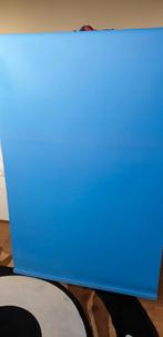 Verduisterend rolgordijn blauw, Blauw, Zo goed als nieuw, 150 tot 200 cm, 50 tot 100 cm