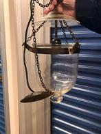 Antieke Belgische Bell Jar Hanglantaarn, Ophalen