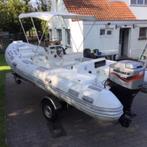 RIB CARIBE DE LUXE  .  MARINER / MERCURY   90PK  VIERTAKT, Watersport en Boten, Gebruikt, 70 tot 120 pk, Benzine, Overige materialen
