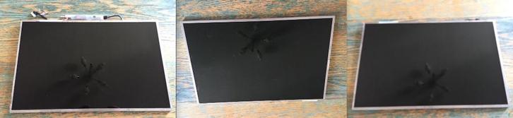 3 stuks laptop schermen., Computers en Software, Computerbehuizingen, Zo goed als nieuw, Ophalen of Verzenden