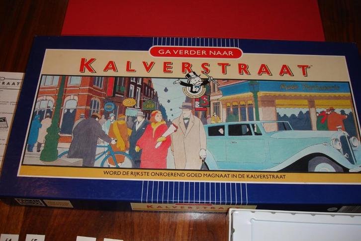 Parker ga verder naar kalverstraat bordspel in nette staat!, Hobby en Vrije tijd, Gezelschapsspellen | Bordspellen, Gebruikt, Een of twee spelers