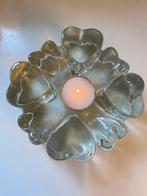 Vintage glazen hartjes theepotwarmer/ stoof, Antiek en Kunst, Antiek | Glas en Kristal, Verzenden