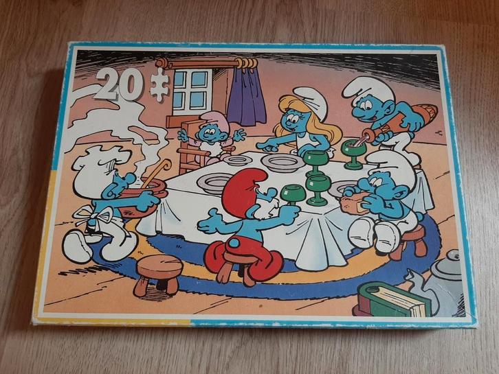 De Smurfen puzzel 20 stukken, Verzamelen, Smurfen, Ophalen of Verzenden