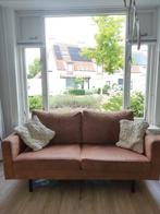 Tweezitsbank Collin cognac, Huis en Inrichting, Ophalen, Gebruikt, Tweepersoons, Rechte bank
