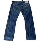Zeldzame True Religion “World Tour” Straight W38 / XXL /54, W36 - W38 (confectie 52/54), Blauw, True Religion, Ophalen of Verzenden