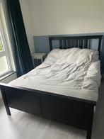 Bed 140x200, Ophalen, Bruin, Tweepersoons, 140 cm