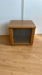 IKEA Askedal nachtkastje, Huis en Inrichting, Ophalen, Gebruikt, Glas, Minder dan 55 cm