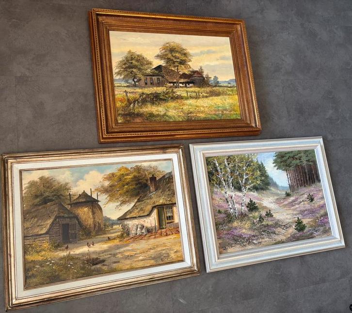 Mooie werken van Reint Withaar aangeboden., Antiek en Kunst, Kunst | Schilderijen | Klassiek, Ophalen of Verzenden