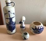 Delfts blauw, jeneverkruik, eendje, vaasje, potje, Ophalen of Verzenden
