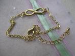 764/ gold plated infinity armbandjes, Hobby en Vrije tijd, Kralen en Sieraden maken, Ophalen of Verzenden, Nieuw, Overige typen